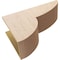 Ekena Millwork 11"W x 33"D x 22"H Classic Crestline Rough Cedar Woodgrain TimberThane Corbel, Primed Tan CORUR11X33X22CRERCPR - alternate 3